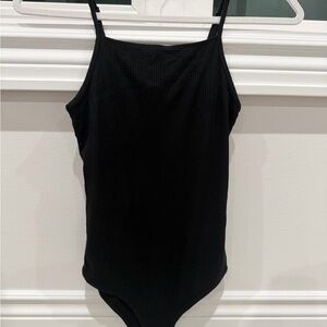 wild fable Black Ribbed Tank Top